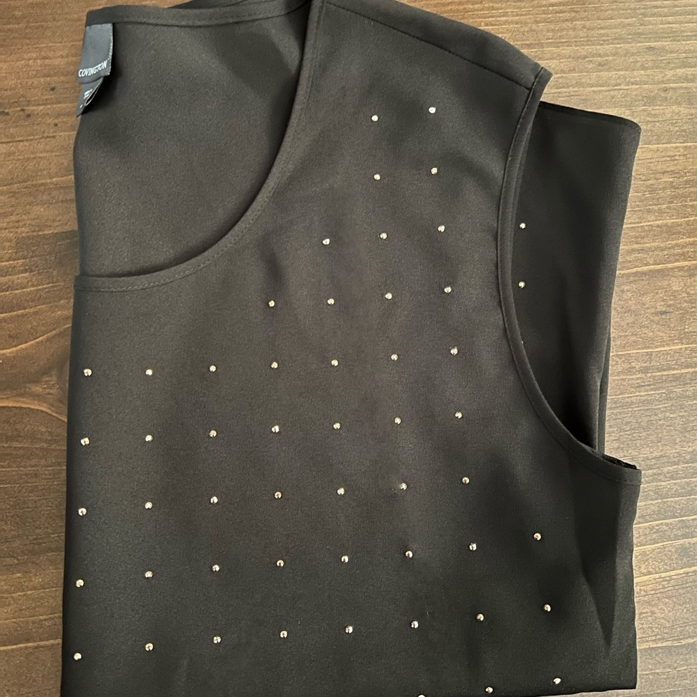 Covington Black Sparkle Top